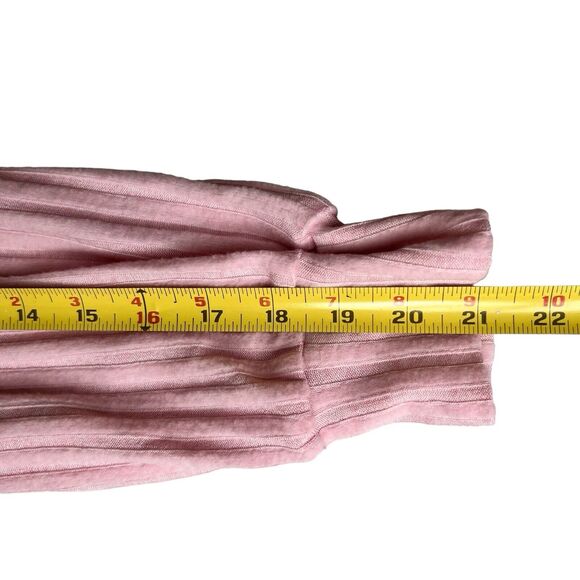 Pale Pink Sweater Women's Large Dusty Rose Velvety‎ Long Sleeve Romantic Winter - Picture 13 of 14